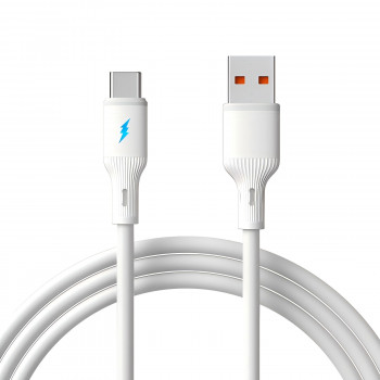 Akyga AK-USB-60 USB-A (M) - USB-C (M) -kaapeli, USB 2.0, 1,8 m, silikoni