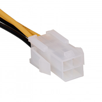 Akyga AK-CA-78 ATX P4 4-pin virtajohdon jatkokaapeli, 4-pin (F) 4-pin (M), 23 cm