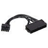 Akyga AK-CA-76 ATX 24-pin (20+4) Lenovo 10-pin emolevyn virtasovitinkaapeli, 10 cm