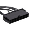 Akyga AK-CA-76 ATX 24-pin (20+4) Lenovo 10-pin emolevyn virtasovitinkaapeli, 10 cm