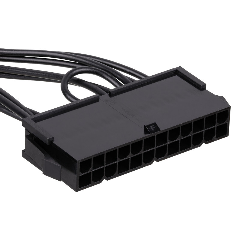 Akyga AK-CA-76 ATX 24-pin (20+4) Lenovo 10-pin emolevyn virtasovitinkaapeli, 10 cm