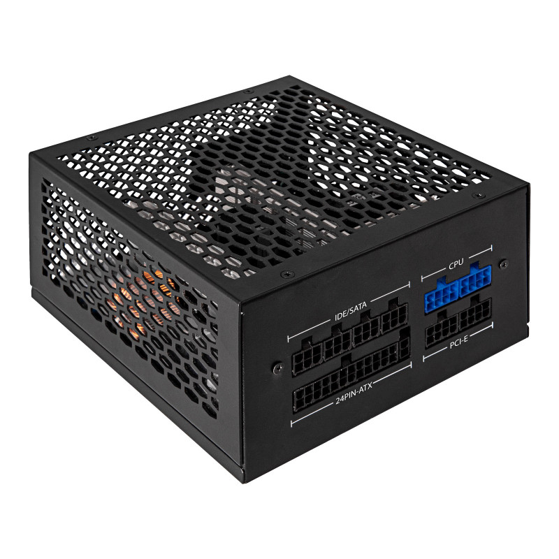 Akyga AK-FL-300 300 W ATX-virtalähde, tuuletinon, täysin modulaarinen, 80 PLUS, aktiivinen PFC