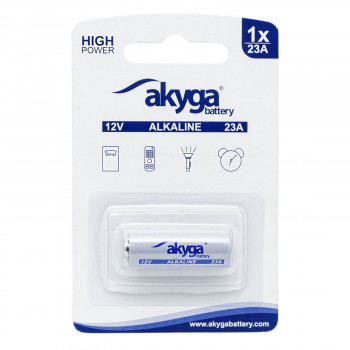 Akyga AKY2101 23A (8LR932) alkaliparisto 12 V 48 mAh, 1 kpl (blisteri)