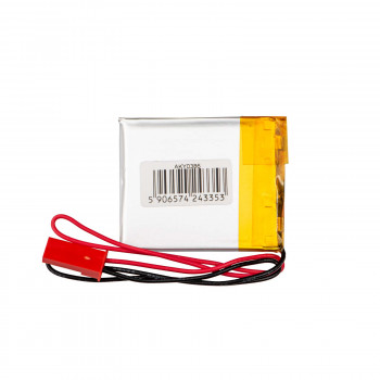 Akyga AKY0386 LP403035 Li-Po-akku 3,7 V 400 mAh PCM:llä, JST 2,54 mm 2-pin-liitin, 150 mm kaapeli