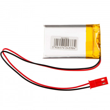 Akyga AKY0823 LP542439 Li-Po-akku 3,7 V 500 mAh PCM:llä, JST 2,54 mm 2-pin-liitin, 150 mm kaapeli