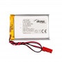 Akyga AKY0081 LP573450 Li-Po-akku 3,7 V 980 mAh PCM:llä, JST 2,54 mm 2-pin-liitin, 150 mm kaapeli