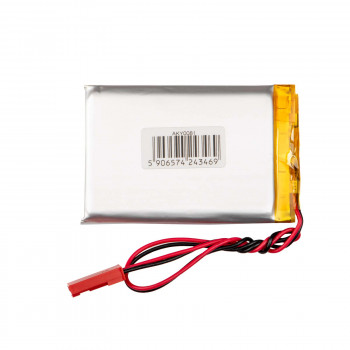 Akyga AKY0081 LP573450 Li-Po-akku 3,7 V 980 mAh PCM:llä, JST 2,54 mm 2-pin-liitin, 150 mm kaapeli