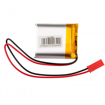Akyga AKY0662 LP103035 Li-Po-akku 3,7 V 1050 mAh PCM:llä, JST 2,54 mm 2-pin-liitin, 150 mm kaapeli