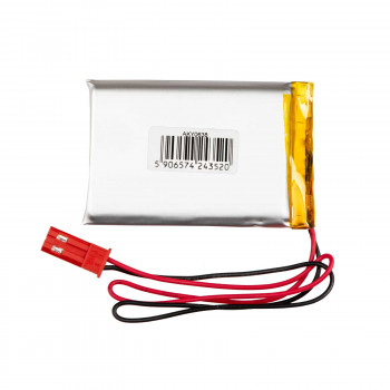 Akyga AKY0638 LP603450 Li-Po-akku 3,7 V 1200 mAh PCM:llä, JST 2,54 mm 2-pin-liitin, 100 mm kaapeli