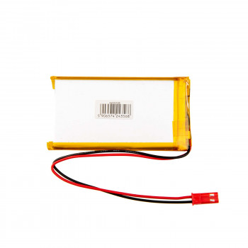 Akyga AKY0105 LP584070 Li-Po-akku 3,7 V 1500 mAh PCM:llä, JST 2,54 mm 2-pin-liitin, 150 mm kaapeli