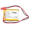 Akyga AKY0659 LP783442 Li-Po-akku 3,7 V 1150 mAh PCM:llä, JST 2,54 mm 2-pin-liitin, 150 mm kaapeli
