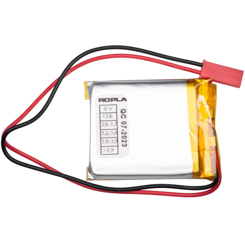 Akyga AKY0659 LP783442 Li-Po-akku 3,7 V 1150 mAh PCM:llä, JST 2,54 mm 2-pin-liitin, 150 mm kaapeli
