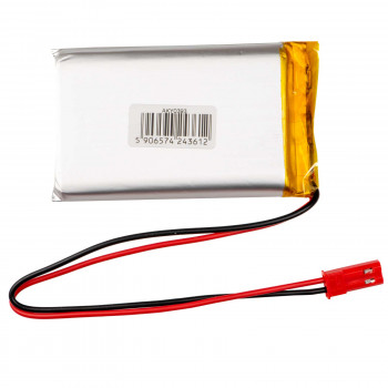 Akyga AKY0393 LP903759 Li-Po-akku 3,7 V 2200 mAh PCM:llä, JST 2,54 mm 2-pin-liitin, 150 mm kaapeli