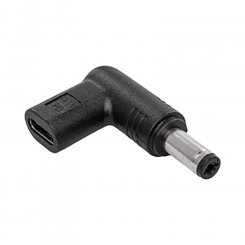 Akyga AK-ND-C02 lataussovitin USB-C - DC 5,5 x 2,1 mm kannettaville tietokoneille, 18,5-20 V, 100 W