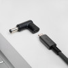 Akyga AK-ND-C02 lataussovitin USB-C - DC 5,5 x 2,1 mm kannettaville tietokoneille, 18,5-20 V, 100 W