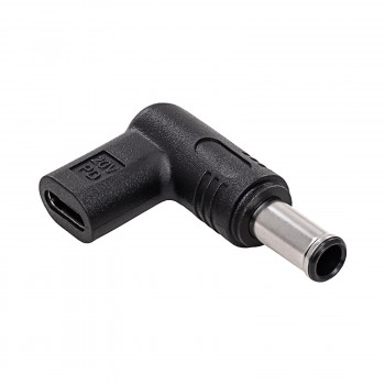Akyga AK-ND-C14 lataussovitin USB-C - DC 6,5 x 4,4 mm + piikki kannettaville tietokoneille, 18,5-20 V, 100 W