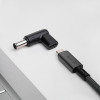 Akyga AK-ND-C14 lataussovitin USB-C - DC 6,5 x 4,4 mm + piikki kannettaville tietokoneille, 18,5-20 V, 100 W