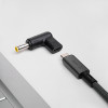 Akyga AK-ND-C16 -latausadapteri USB-C–DC 5,5 x 3,0 mm + tappi kannettaviin, 18,5–20 V, 100 W