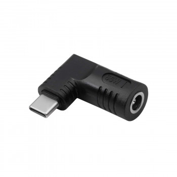 Akyga AK-ND-D09 -adapteri DC 5,5 x 3,0 mm + tappi – USB-C PD kannettavien verkkolaitteisiin, 65 W, HP