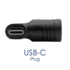 Akyga AK-ND-D12 -adapteri DC 4,0 x 1,35 mm – USB-C PD kannettavien verkkolaitteisiin, 65 W