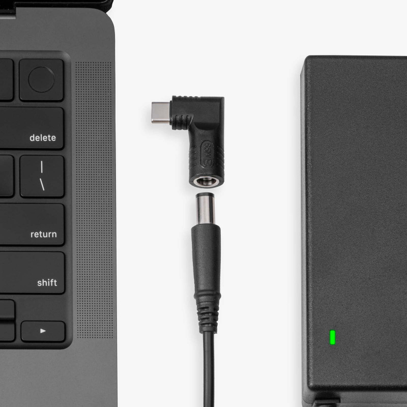 Akyga AK-ND-D15 -adapteri DC 2,5 x 0,7 mm – USB-C PD kannettavien verkkolaitteisiin, 65 W