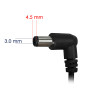 Akyga AK-ND-76 -autokäyttöinen kannettavan verkkolaite 19,5 V / 2,31 A, 45 W, 4,5 x 3,0 mm + tappi, HP