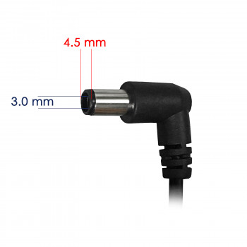 Akyga AK-ND-76 -autokäyttöinen kannettavan verkkolaite 19,5 V / 2,31 A, 45 W, 4,5 x 3,0 mm + tappi, HP