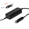 Akyga AK-ND-75 -autokäyttöinen kannettavan verkkolaite 19,5 V / 2,31 A, 45 W, 4,5 x 3,0 mm + tappi, Dell