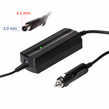 Akyga AK-ND-75 -autokäyttöinen kannettavan verkkolaite 19,5 V / 2,31 A, 45 W, 4,5 x 3,0 mm + tappi, Dell