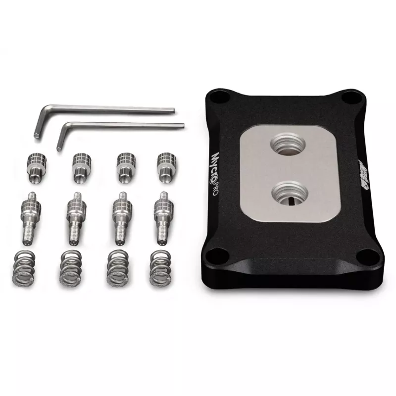 Thermal Grizzly Mycro Pro Stainless Steel prosessorin jäähdytin, AMD AM4/AM5, musta/hopea