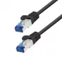 LogiLink CP4043S Cat.6A CCA S/FTP LSZH -kytkentäkaapeli, 1,5 m, EconLine, musta