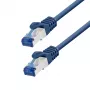 LogiLink CP4026S Cat.6A CCA S/FTP LSZH -kytkentäkaapeli, 0,5 m, EconLine, sininen