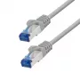LogiLink CP4052S Cat.6A S/FTP -kytkentäkaapeli, CCA, LSZH, 2 m, harmaa
