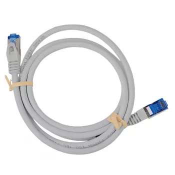 LogiLink CP4052S Cat.6A S/FTP -kytkentäkaapeli, CCA, LSZH, 2 m, harmaa