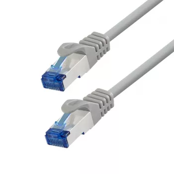 LogiLink CP4062S Cat.6A S/FTP -kytkentäkaapeli, CCA, LSZH, 3 m, harmaa