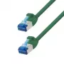 LogiLink CP5055S Cat.6A S/FTP LSZH SlimLine -kytkentäkaapeli, 2 m, vihreä