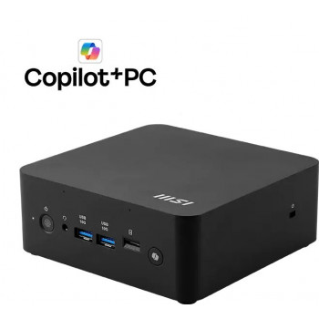 MSI Cubi NUC AI+ 2MG-065AT minitietokone, Intel Core Ultra 5 226V, 16 Gt RAM, 512 Gt SSD, Windows 11 Pro