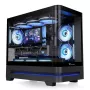 Thermaltake Arcus 190 TG ARGB Mini Tower -tietokonekotelo, musta, karkaistu lasi