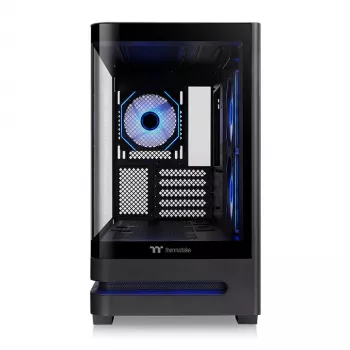 Thermaltake Arcus 190 TG ARGB Mini Tower -tietokonekotelo, musta, karkaistu lasi