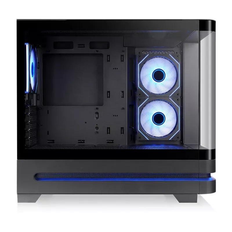 Thermaltake Arcus 190 TG ARGB Mini Tower -tietokonekotelo, musta, karkaistu lasi