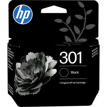 HP 301 alkuperäinen musta mustekasetti, 3 ml