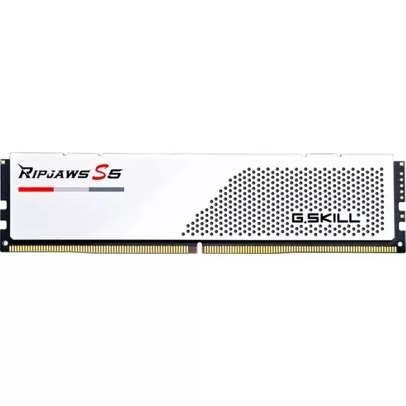 G.Skill Ripjaws S5 F5-5600J3036D32GX2-RS5W DDR5-5600 -muistipaketti, 64 Gt (2 x 32 Gt), valkoinen