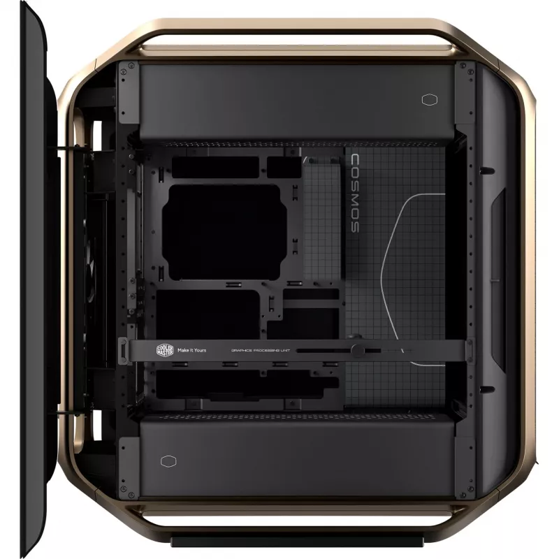 Cooler Master COSMOS Alpha Gold C700-GGNN-S00 tietokonekotelo, kulta/musta, karkaistu lasi