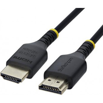 StarTech.com HDMI21-CBL-SLIM-50C ohut HDMI 2.1 -kaapeli, 50 cm, musta
