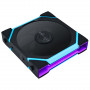 Lian Li UNI FAN SL FLEX Wireless PWM-kotelotuuletin, ARGB, Infinity Mirror, 120 mm, musta