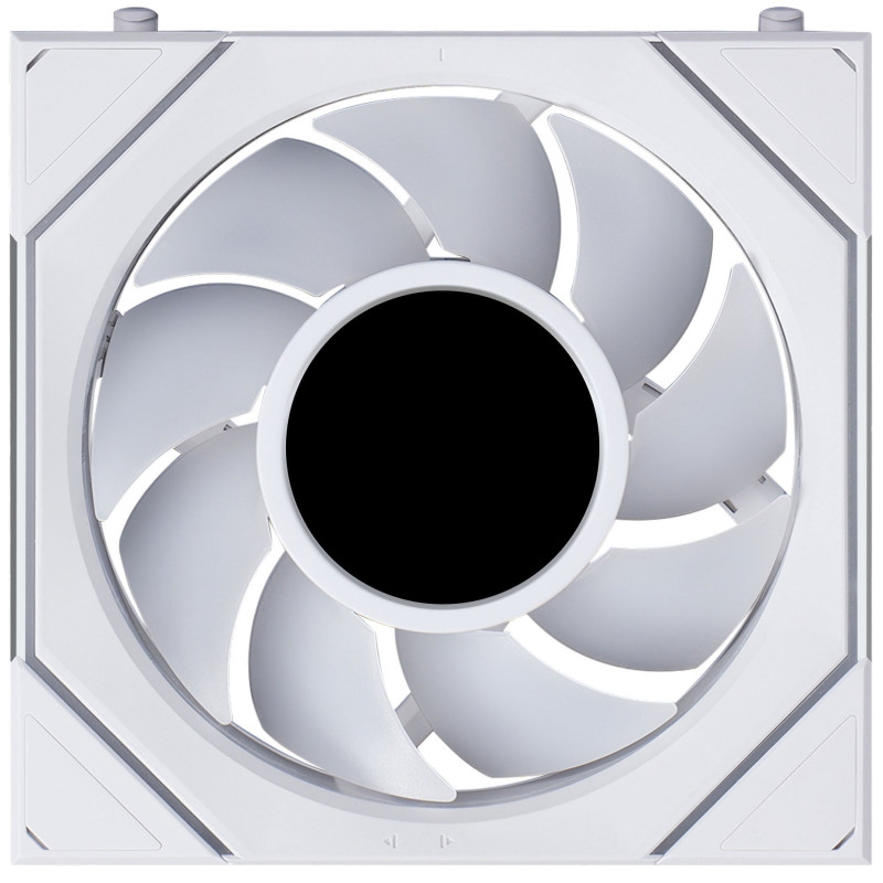 Lian Li UNI FAN SL-INF LCD FLEX Wireless -kotelotuulettimet (3 kpl) ohjaimella, ARGB ja LCD, 120 mm, valkoiset