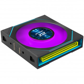 Lian Li UNI FAN SL-INF LCD FLEX Wireless -kotelotuulettimet (3 kpl) ohjaimella, ARGB ja LCD, Reverse Blade, 120 mm, mustat
