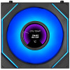 Lian Li UNI FAN SL-INF LCD FLEX Wireless -kotelotuulettimet (3 kpl) ohjaimella, ARGB ja LCD, Reverse Blade, 120 mm, mustat