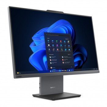 Lenovo ThinkCentre NEO 50a G5 AIO all-in-one-tietokone, Intel Core 5 210H, 27 tuuman FHD-kosketusnäyttö, 16 Gt RAM, 512 Gt SSD, Windows 11 Pro, harmaa + Kensington-kaapelilukko (4Z10P40247)
