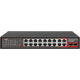 Getfort GF-120G-16P-240 PoE-kytkin, 16 x 10/100 PoE + 2 x GE + 2 x SFP, 240 W